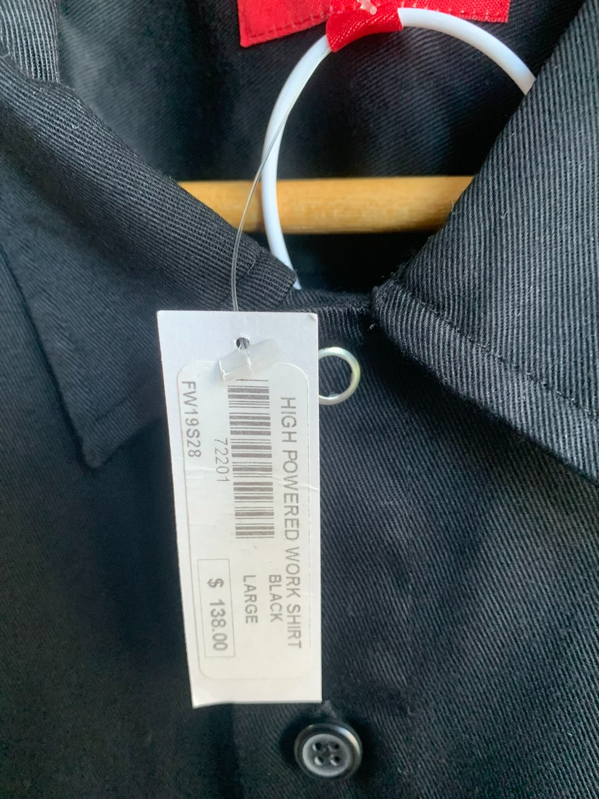 Supreme FW19 HIGH POWERED WORK Shirt