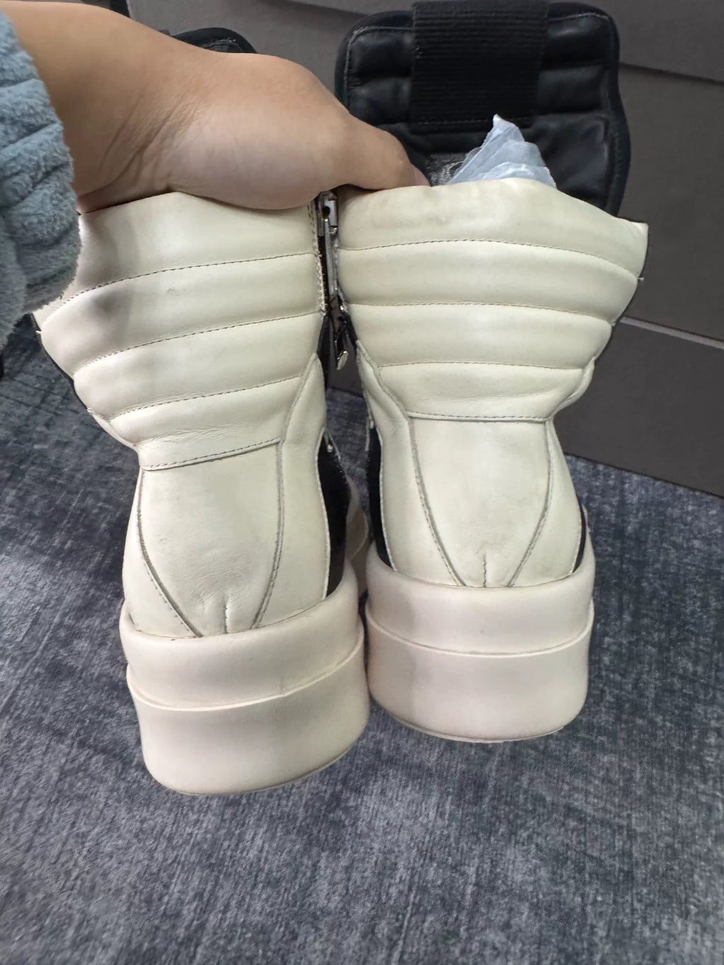 Rick Owens Inverted-Triangle Sneakers