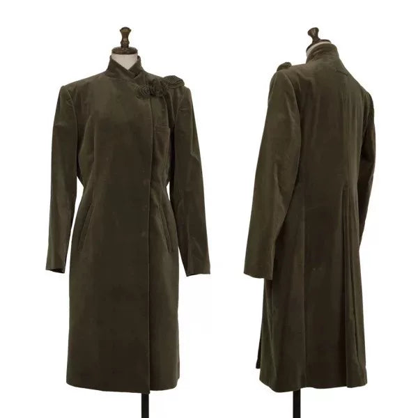 Jean Paul Gaultier Vintage Green Velvet Coat