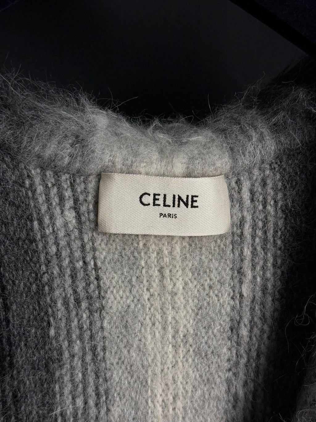 Celine 23SS Alpaca Wool Hooded Sweater