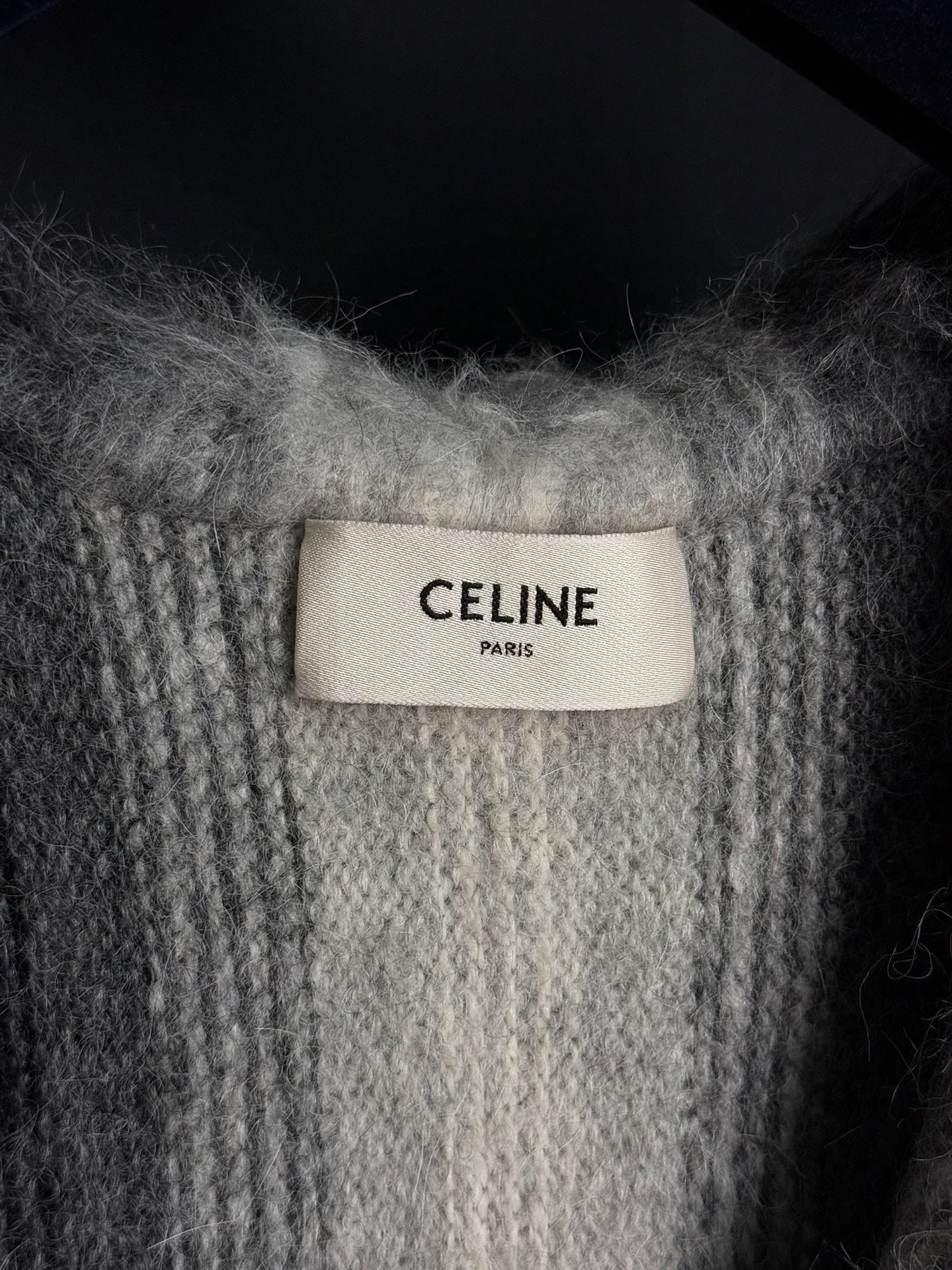 Celine 23SS Alpaca Wool Hooded Sweater