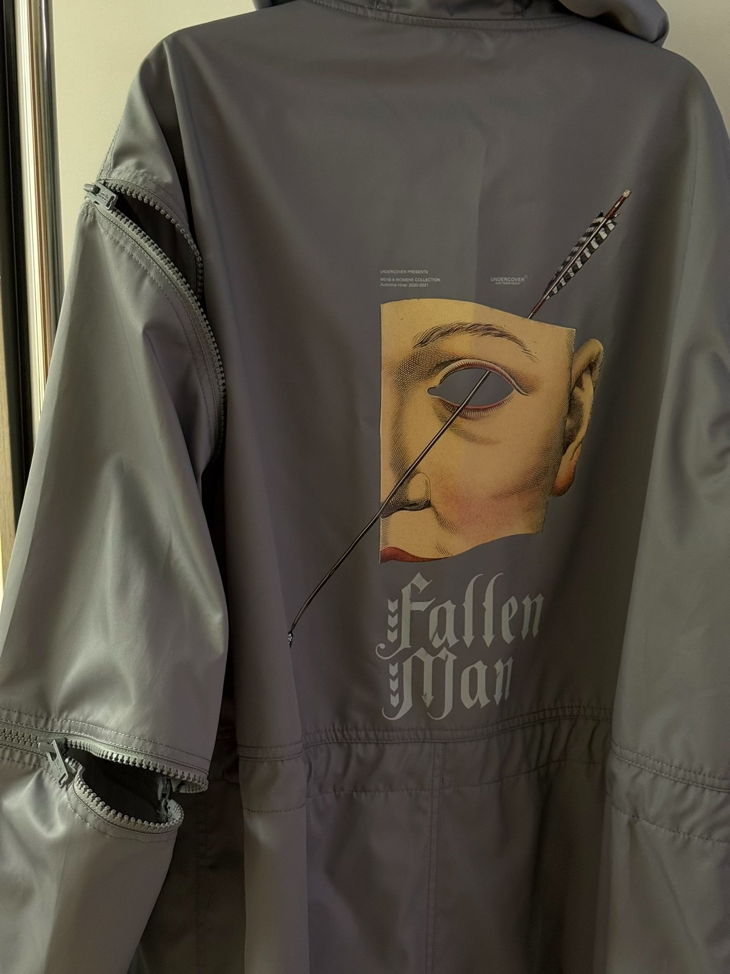 Undercover AW20 Spider's Web Castle Fishtail Parka