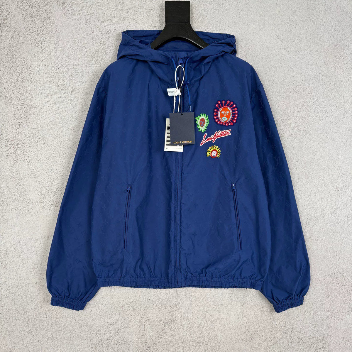 LOUIS VUITTON x Yayoi Kusama SS23 cartoon letter all-over print embroidered windbreaker jacket