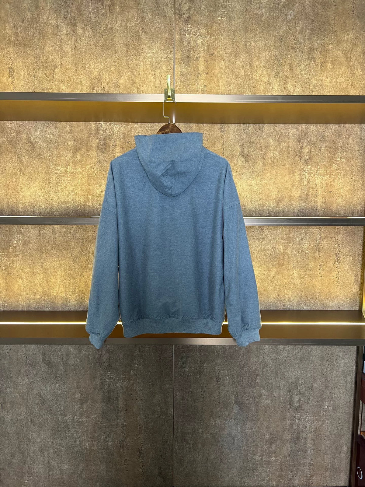 Balenciaga Washed Grey Hooded Sweater