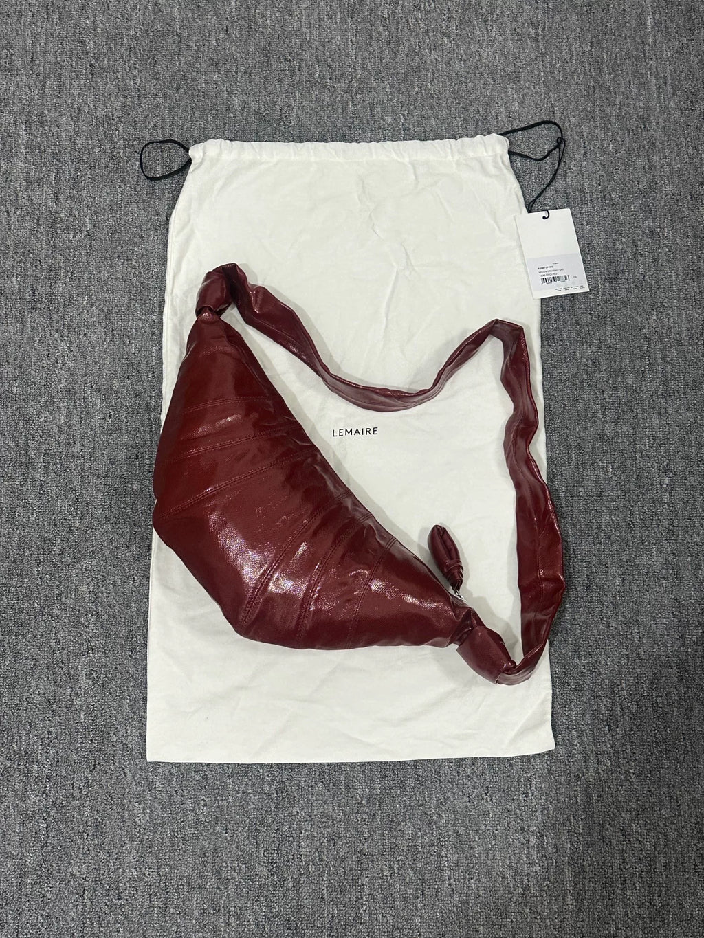 LEMAIRE: Brown Croissant Bag