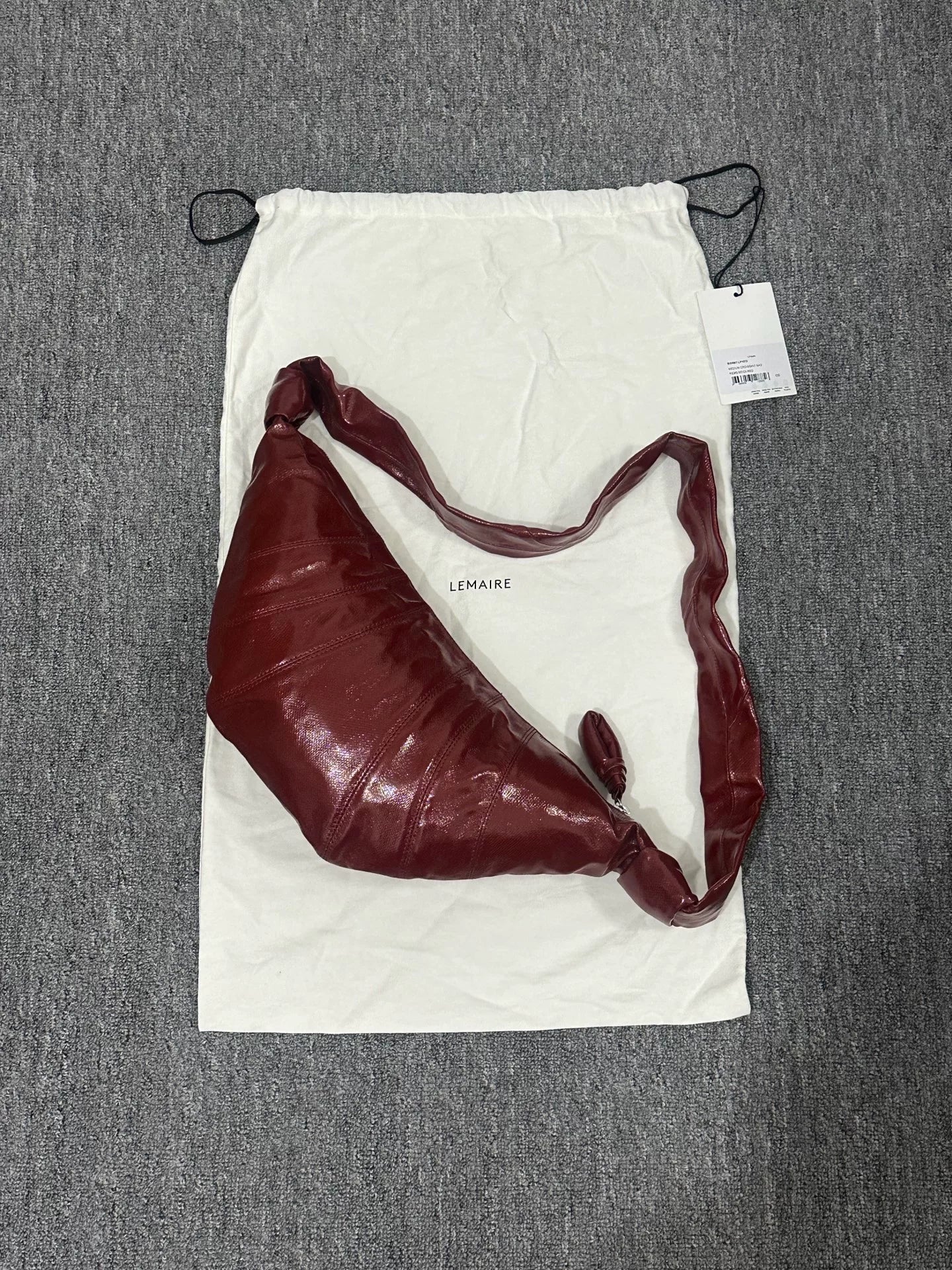 LEMAIRE: Brown Croissant Bag