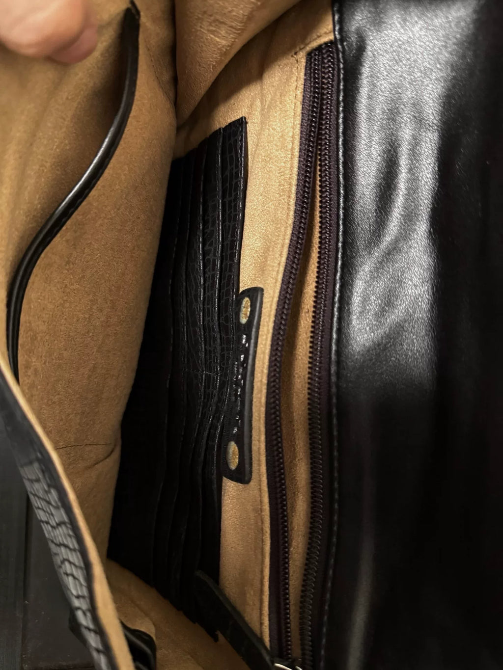 Prada 2000s Cracked Lambskin Clutch Bag