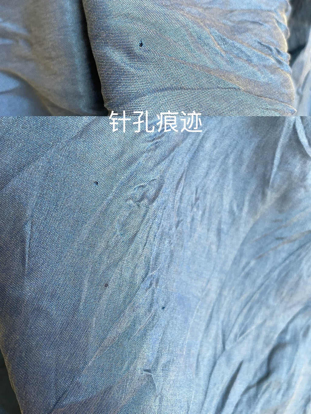 Issey Miyake 1990s Blue Letter in the Wind Top