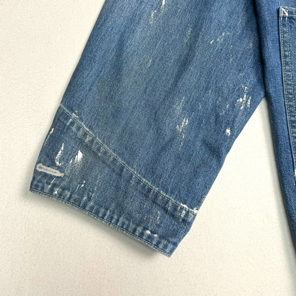 VISVIM 25aw SS COVERALL JKT SHIRT DMGD Distressed Denim Jacket