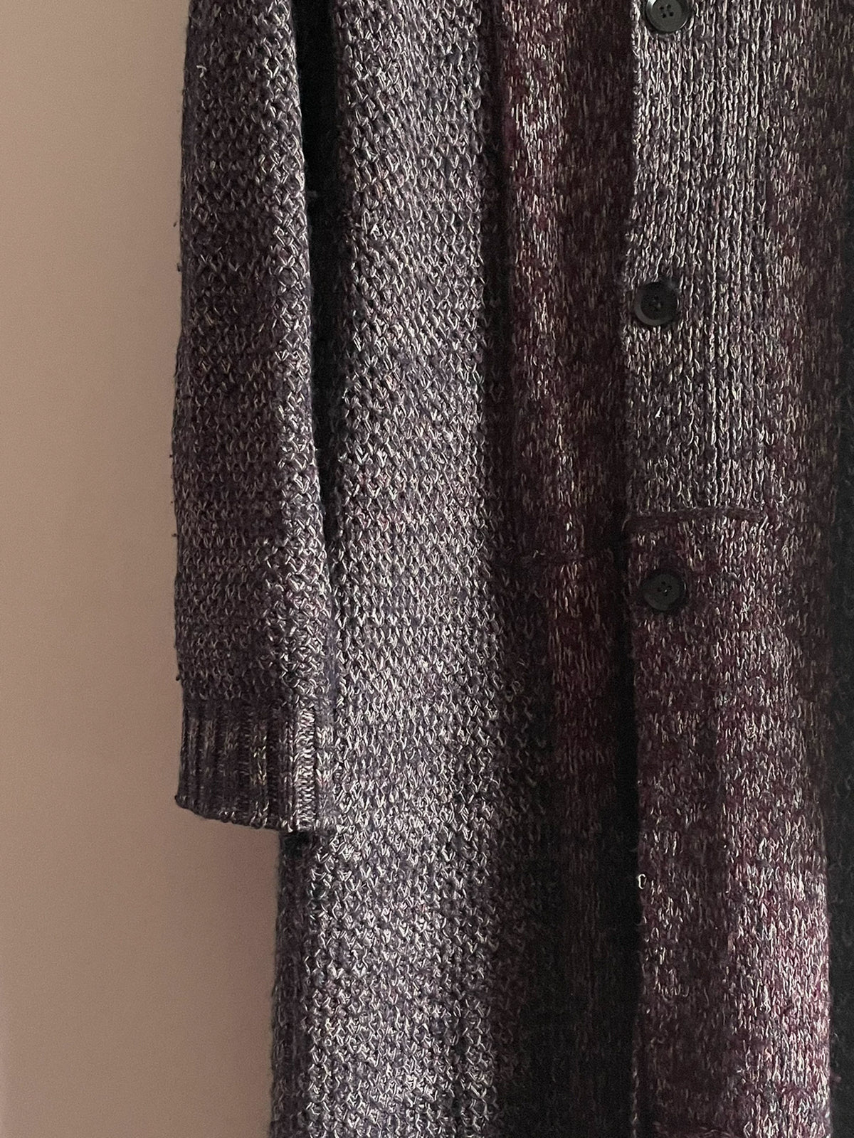 Yohji Yamamoto PourHomme | F/W14 Wool Knit Coat