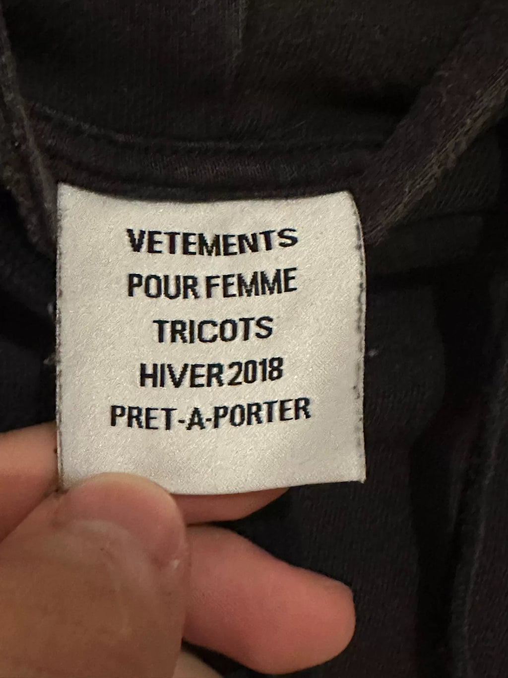 Vetements Blood-Drop Hoodie