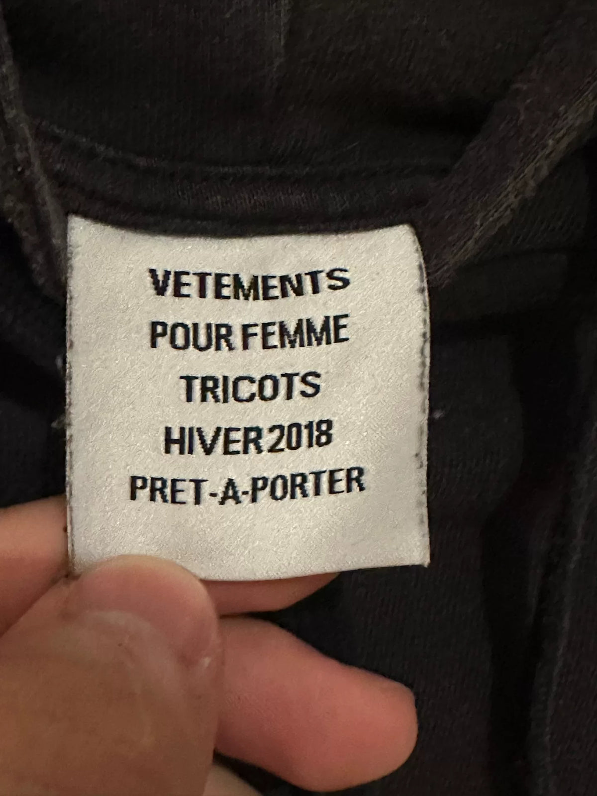 Vetements Blood-Drop Hoodie