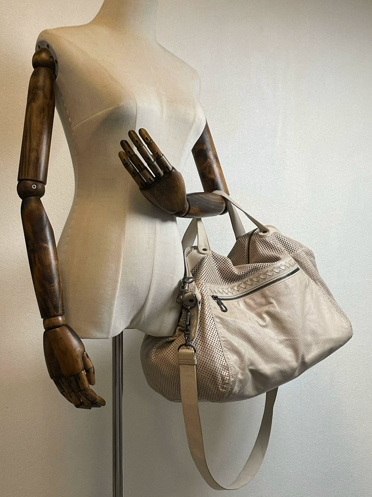 Bottega Veneta | BV Intrecciato Mesh Leather Travel Bag
