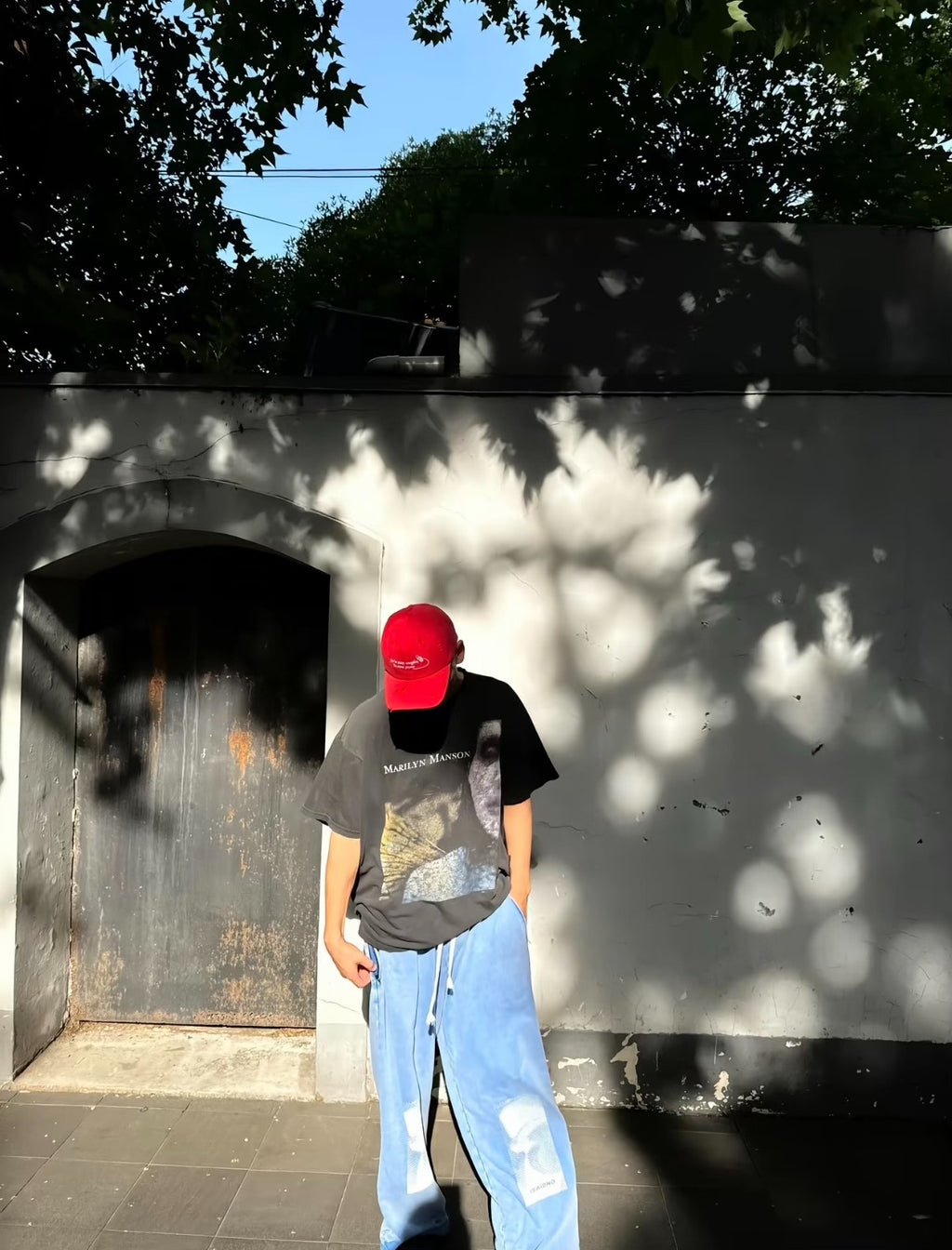 90s Marilyn Manson Short Sleeve Top