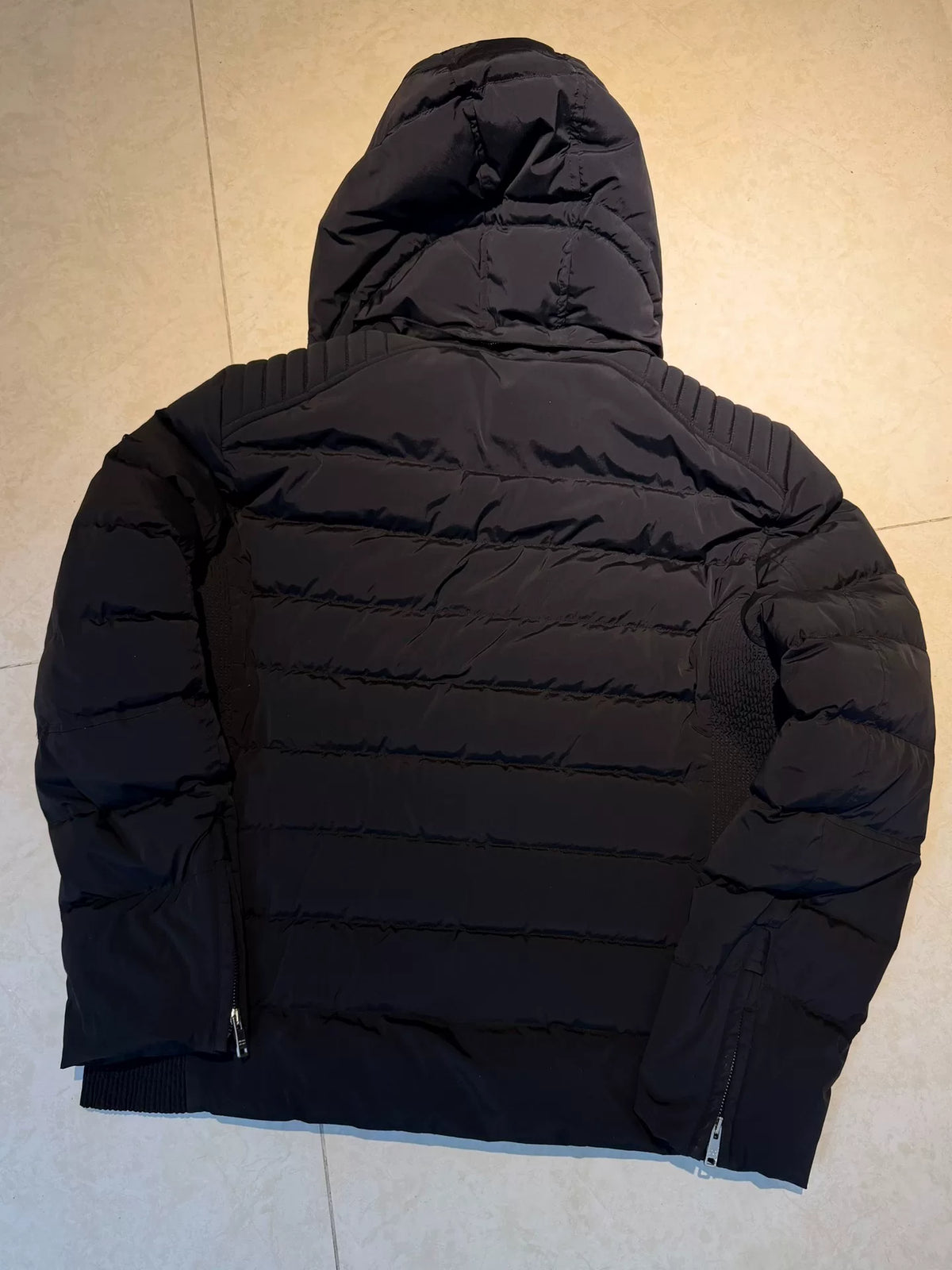 Prada Triangle Logo Reversible Hooded Nylon Jacket