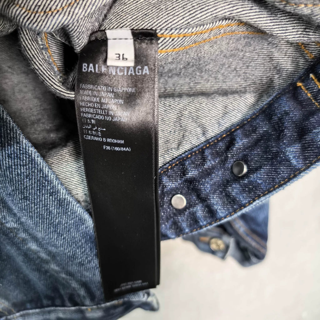 Balenciaga Dark Blue Denim Jacket - Devines