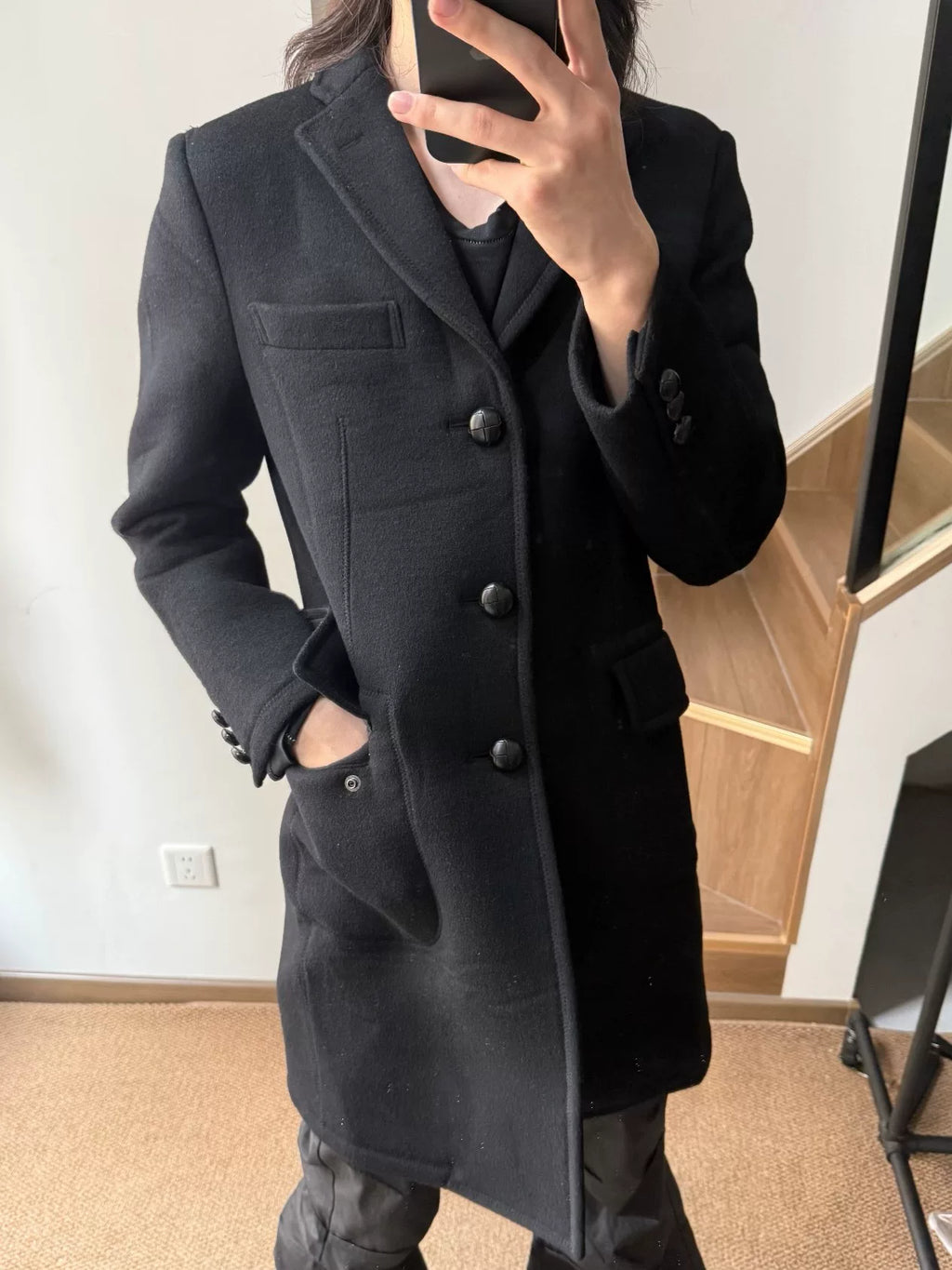 Comme Des Garçons Black Coat