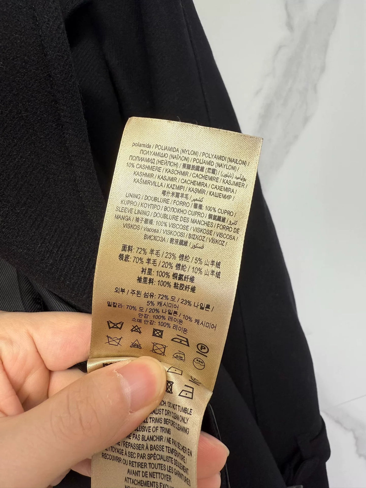 Burberry SS23 Black Coat