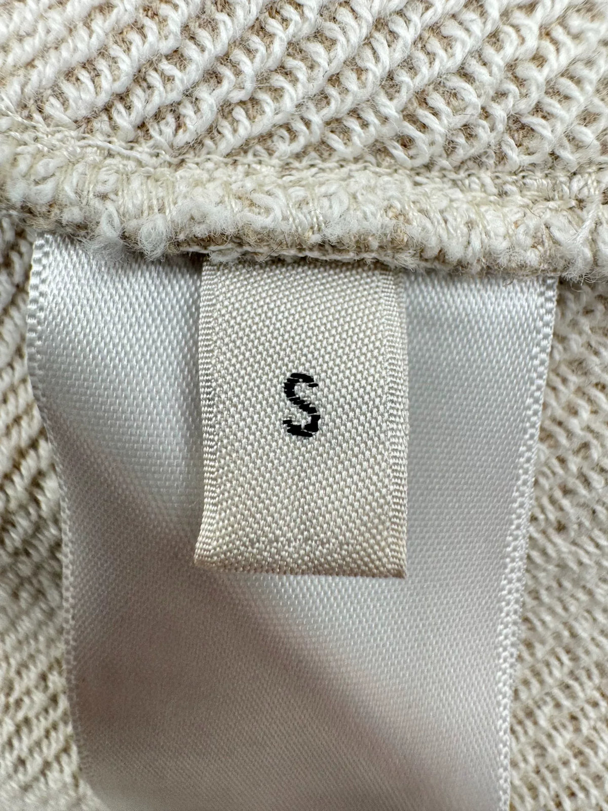 Celine FW25 Cream Logo Embroidered Hooded Zip-Up Jacket