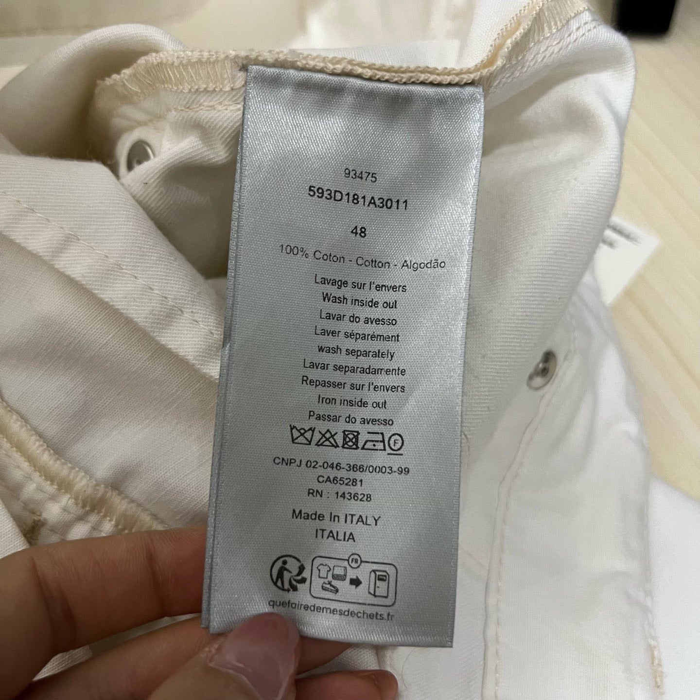 Dior Pocket Utility Straight-Leg Pants