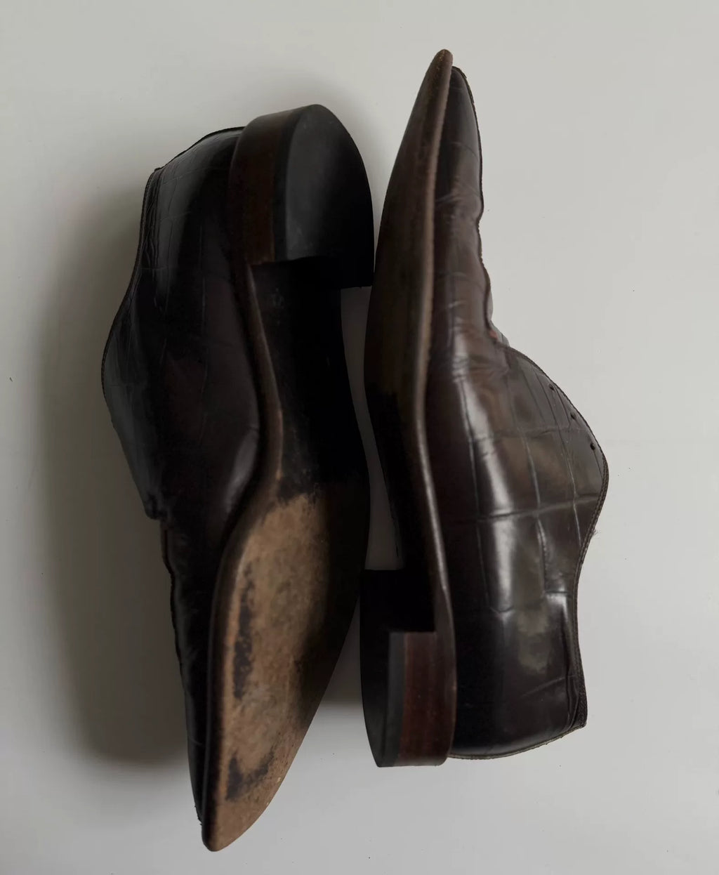 Miu Miu 2000s Pointed-Toe Leather Flats