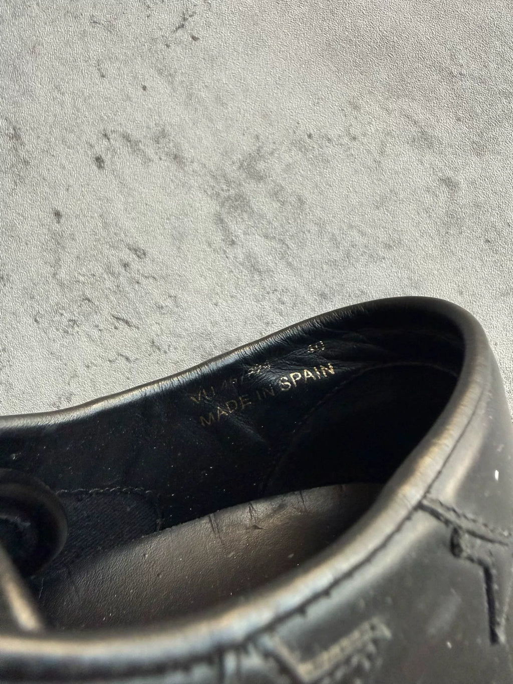 Saint Laurent 16AW Black Star Applique Low-Top Sneakers by Hedi Slimane