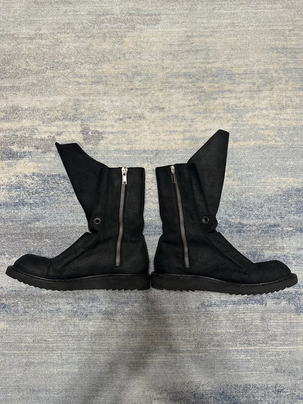Rick Owens SS12 "NASKA" Laceless Brown Suede Hiking Boots