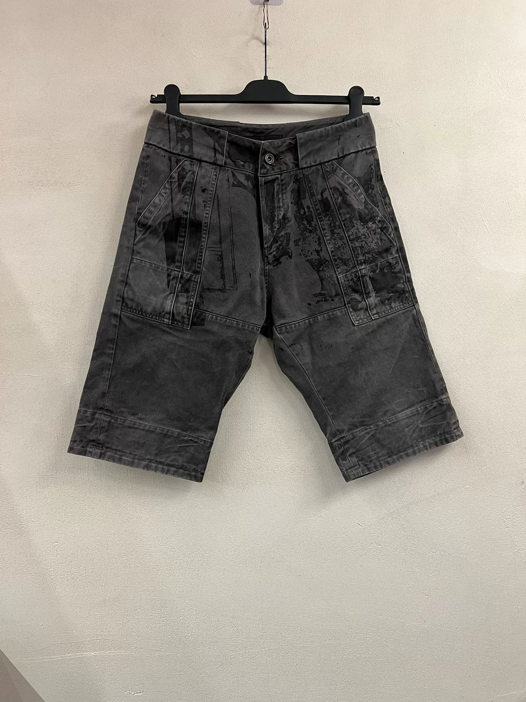 Julius_7 Rubberized Printed Shorts, SS2011 Runway Style
