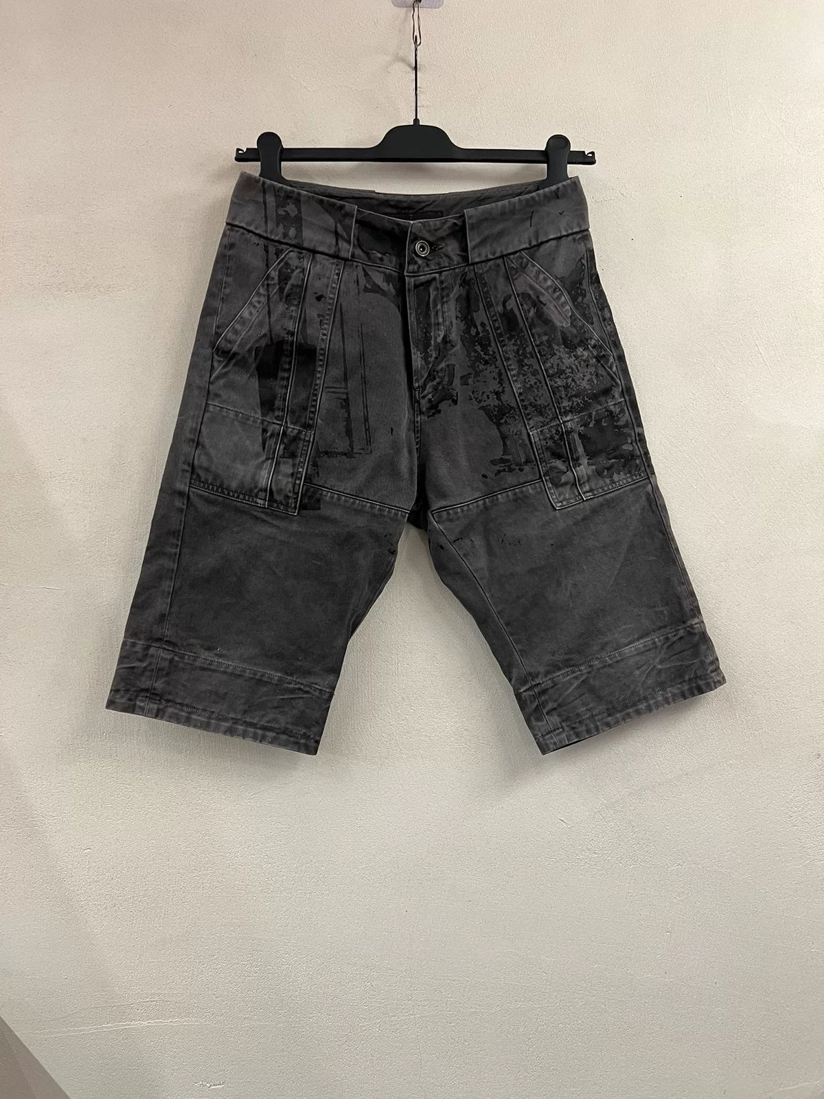 Julius_7 Rubberized Printed Shorts, SS2011 Runway Style