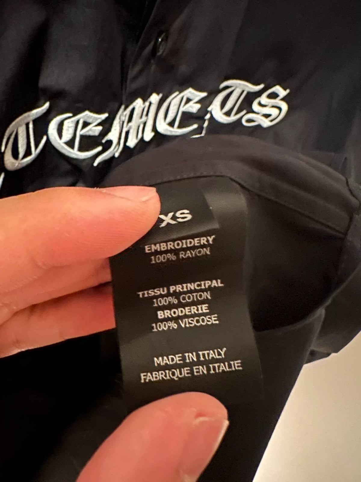 Vetements Sanskrit Shirt