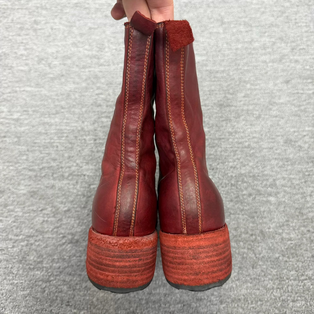 Guidi Pl2 Red Boots