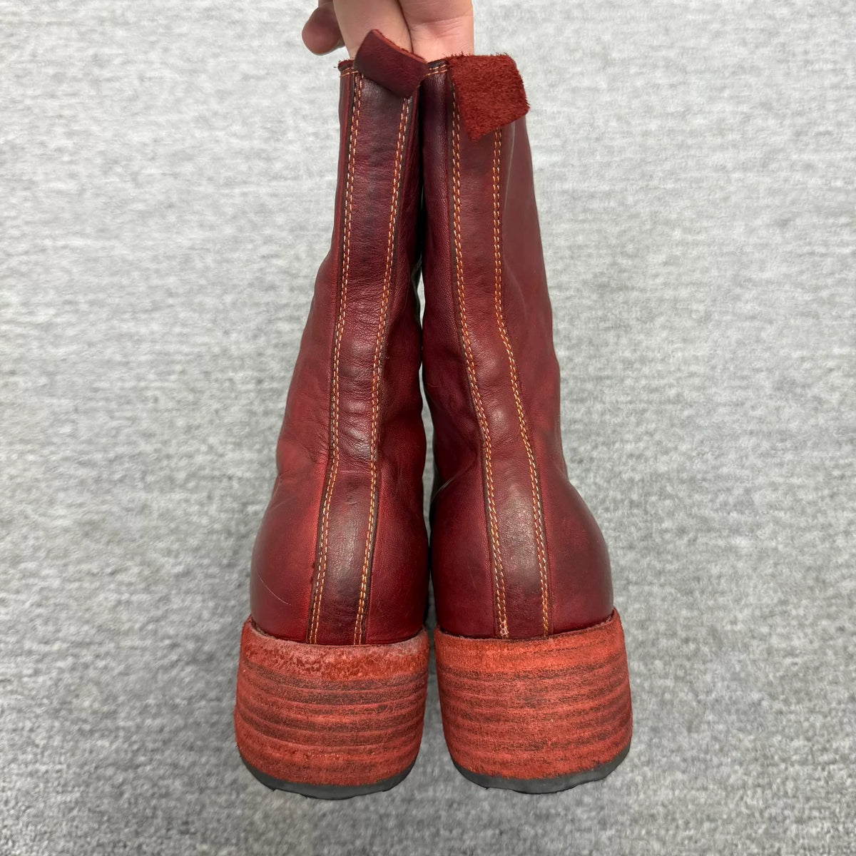 Guidi Pl2 Red Boots