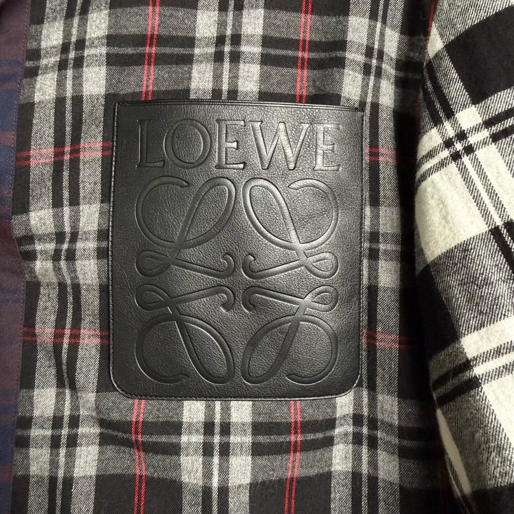 LOEWE Checkered Patchwork Shirt