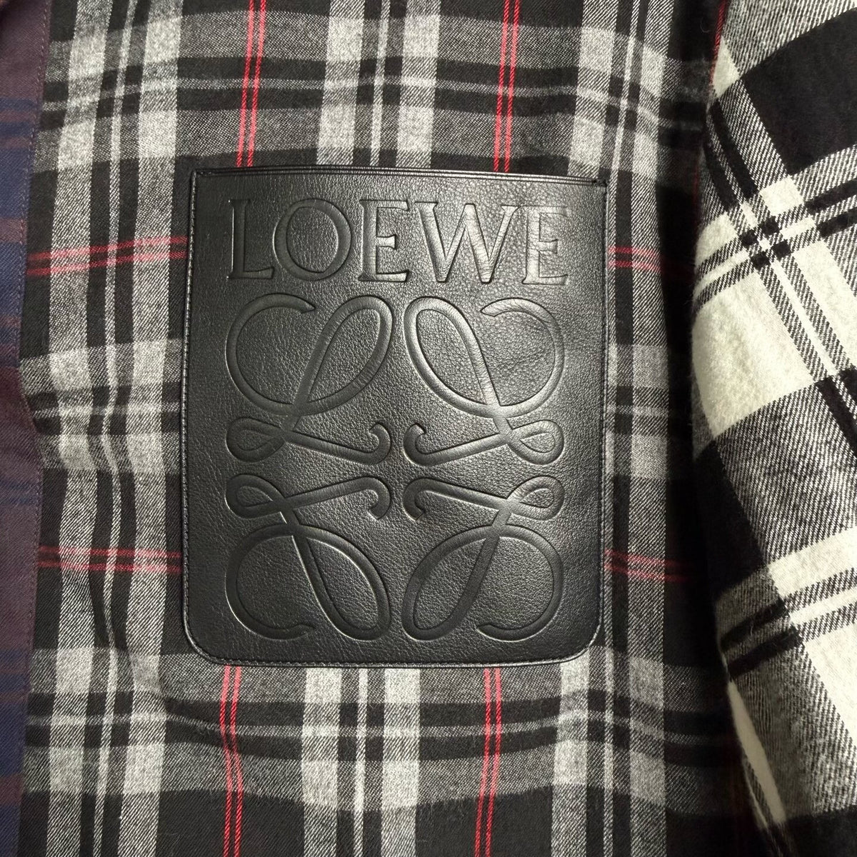 LOEWE Checkered Patchwork Shirt