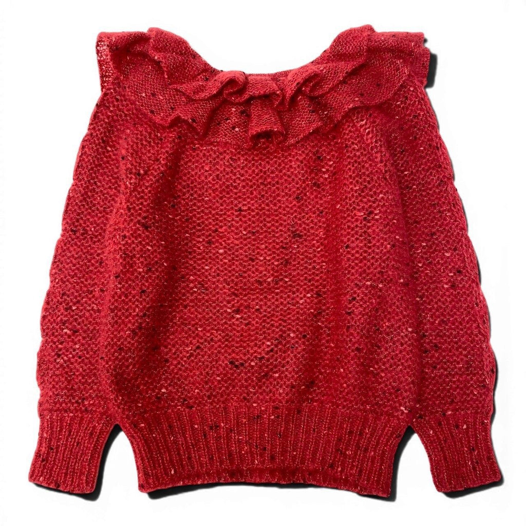 Dior Ruffled Collar Knit Sweater