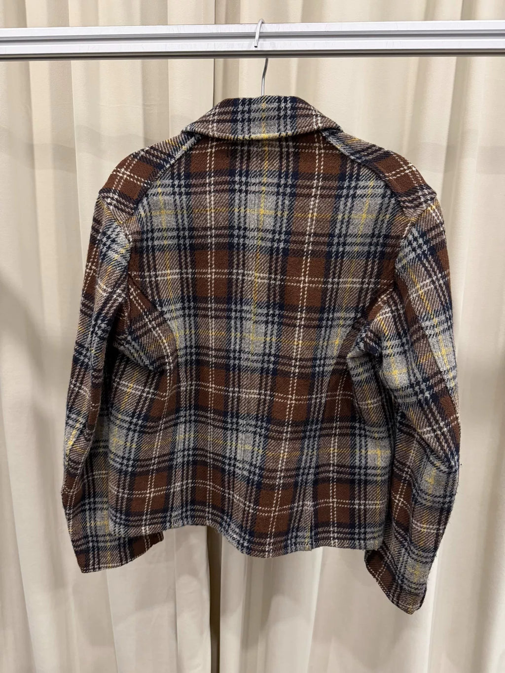 Comme Des Garcons Tricot Plaid Jacket