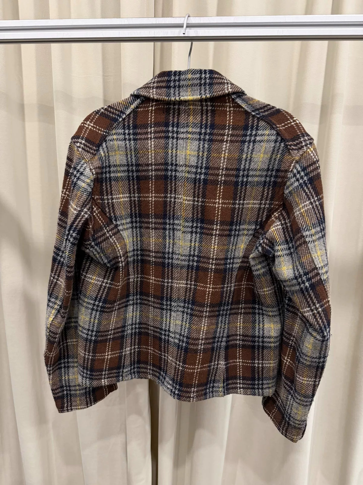 Comme Des Garcons Tricot Plaid Jacket