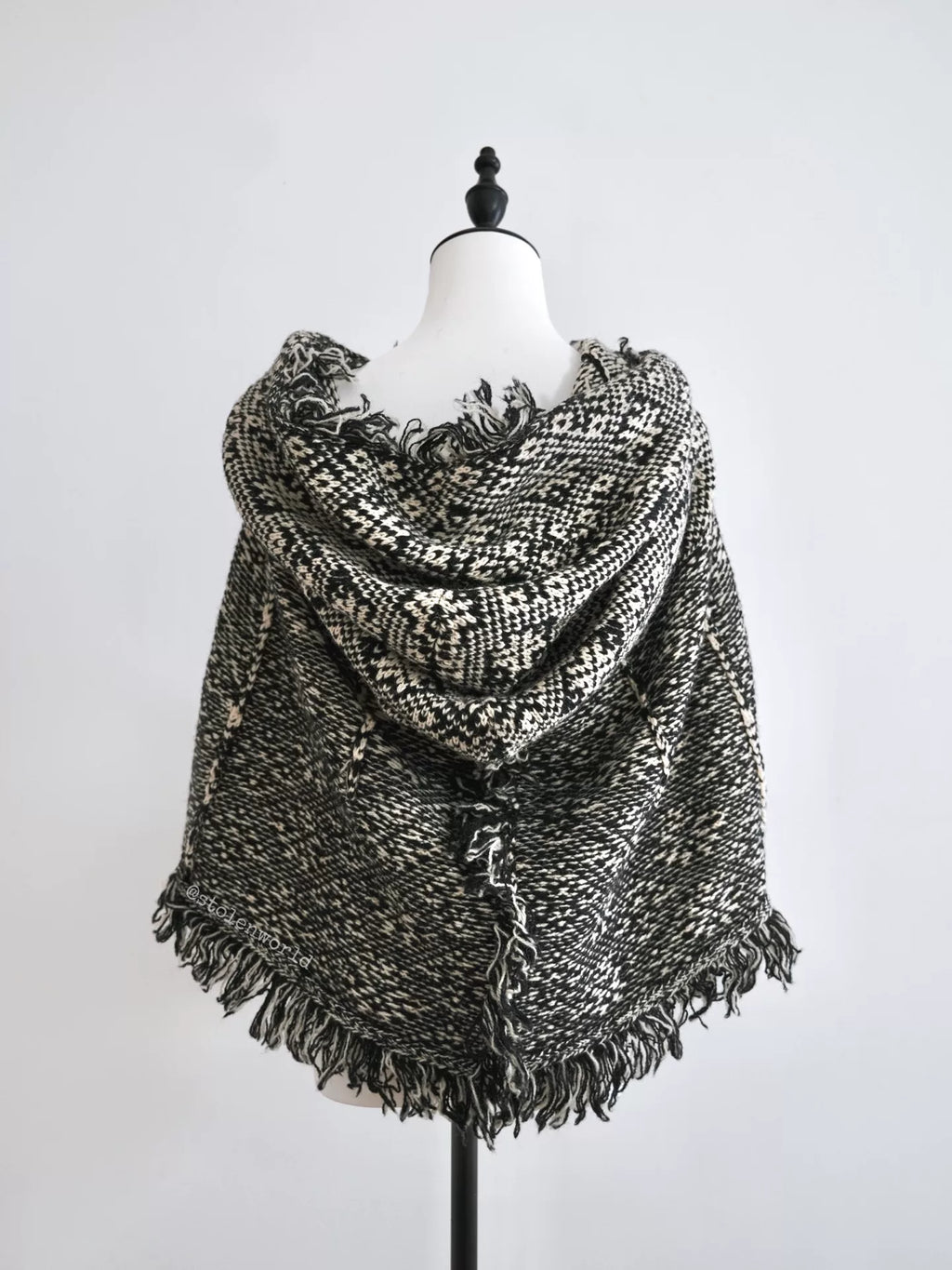 Yohji Yamamoto Wool Fringe Cape - Devines