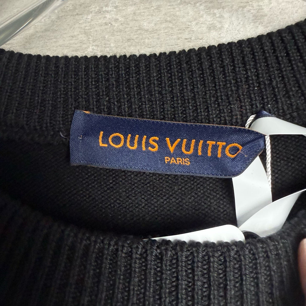 Louis Vuitton Mosaic Logo Knit Sweater