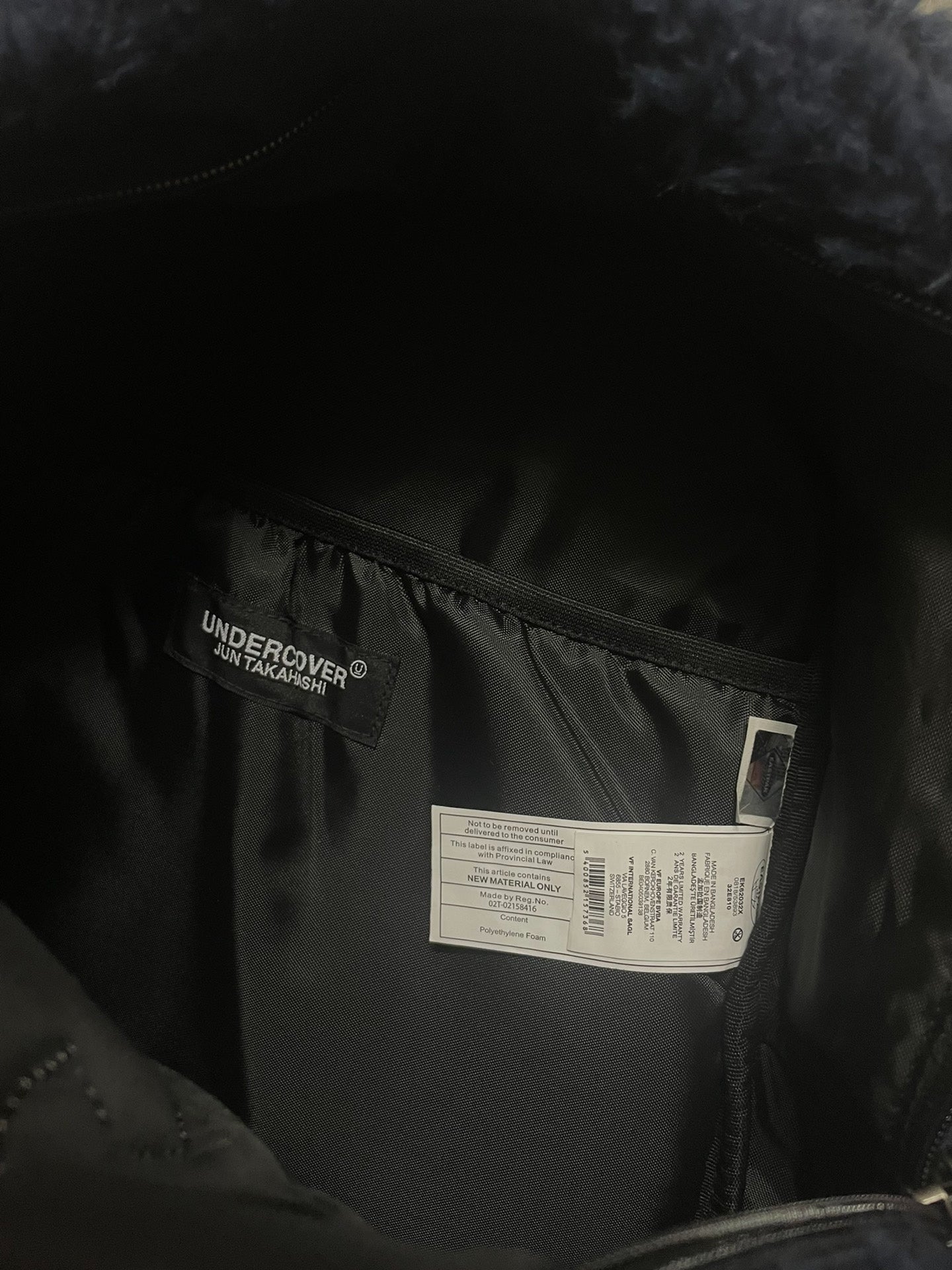 UNDERCOVER EASTPAK Jun Takahashi Faux Fur Plush Backpack