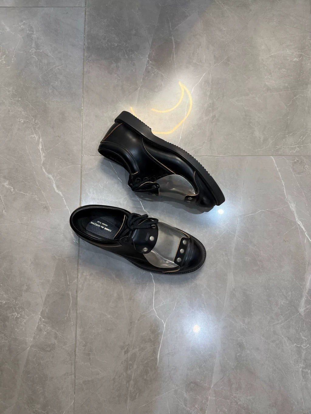 Comme Des Garçons SS20 Homme Plus Iron-Stud Derby Shoes