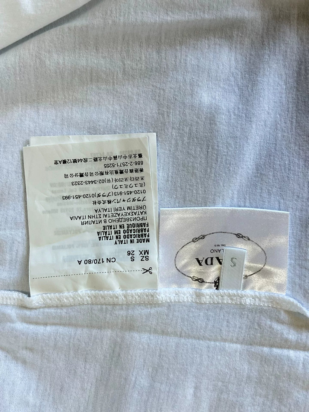 Prada Triangle Logo Dress