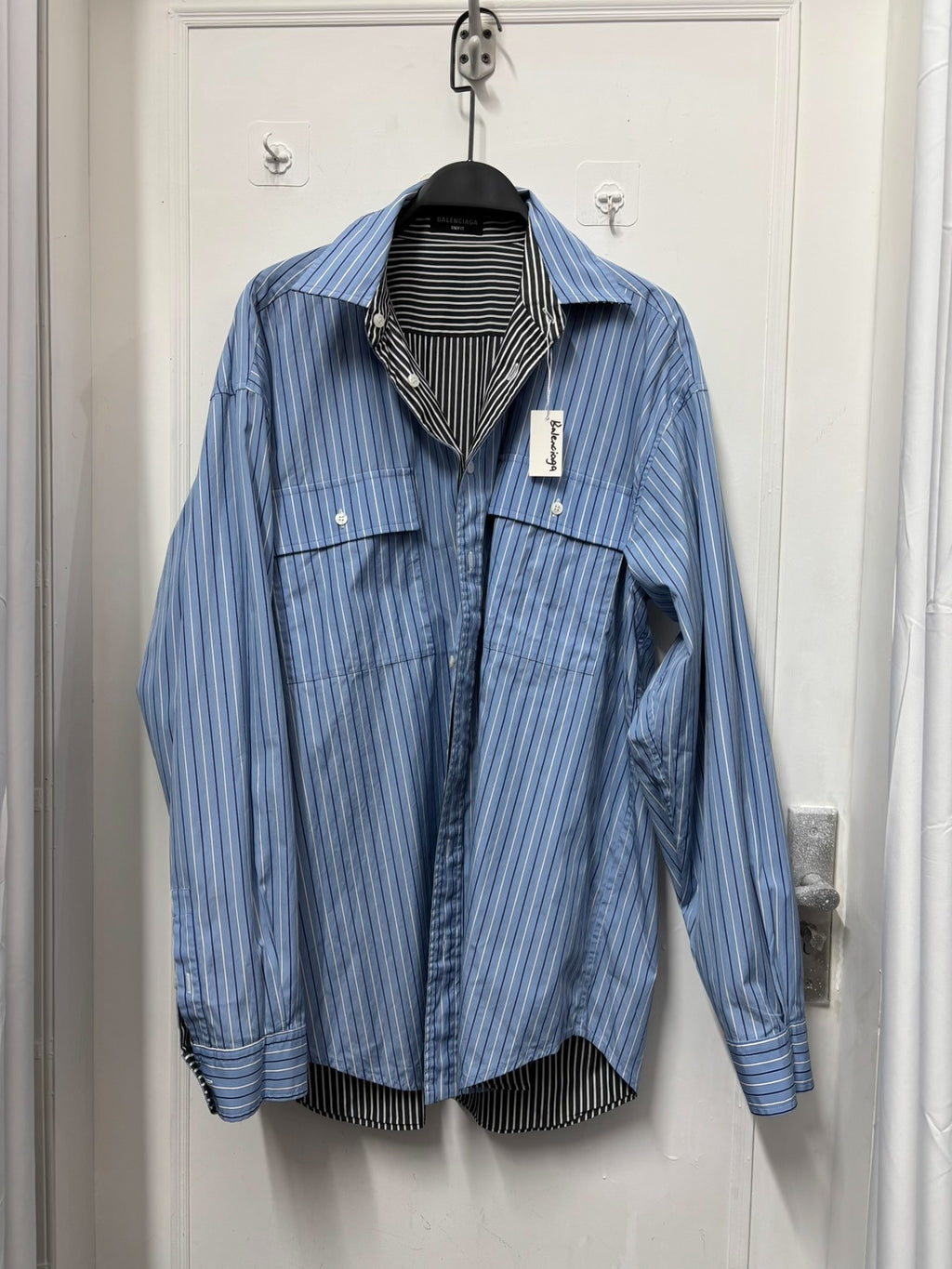 Balenciaga Double Stripe Shirt Paris Balenciaga Demna Era
