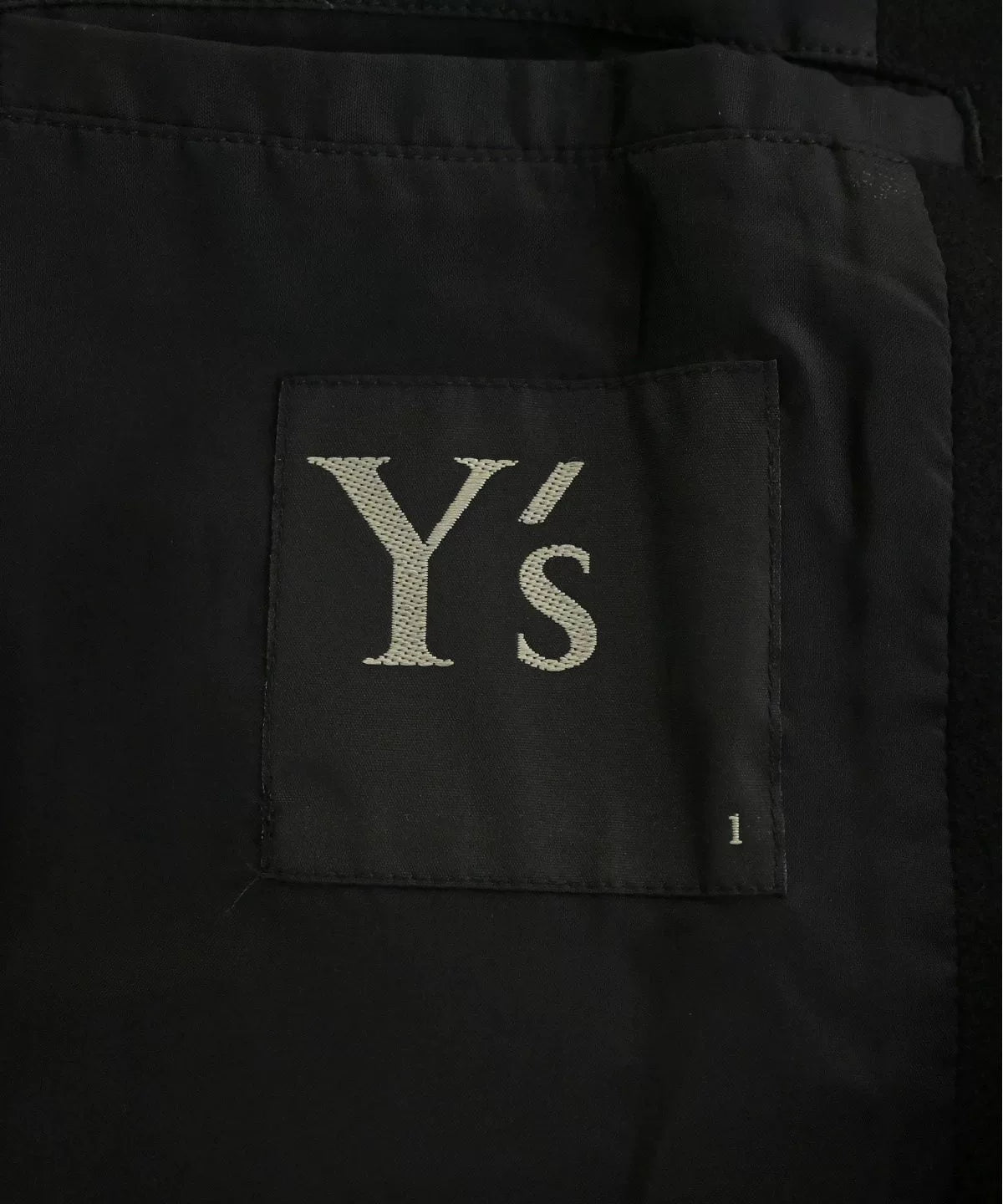 Y's Yohji Yamamoto Wool Cashmere Coat