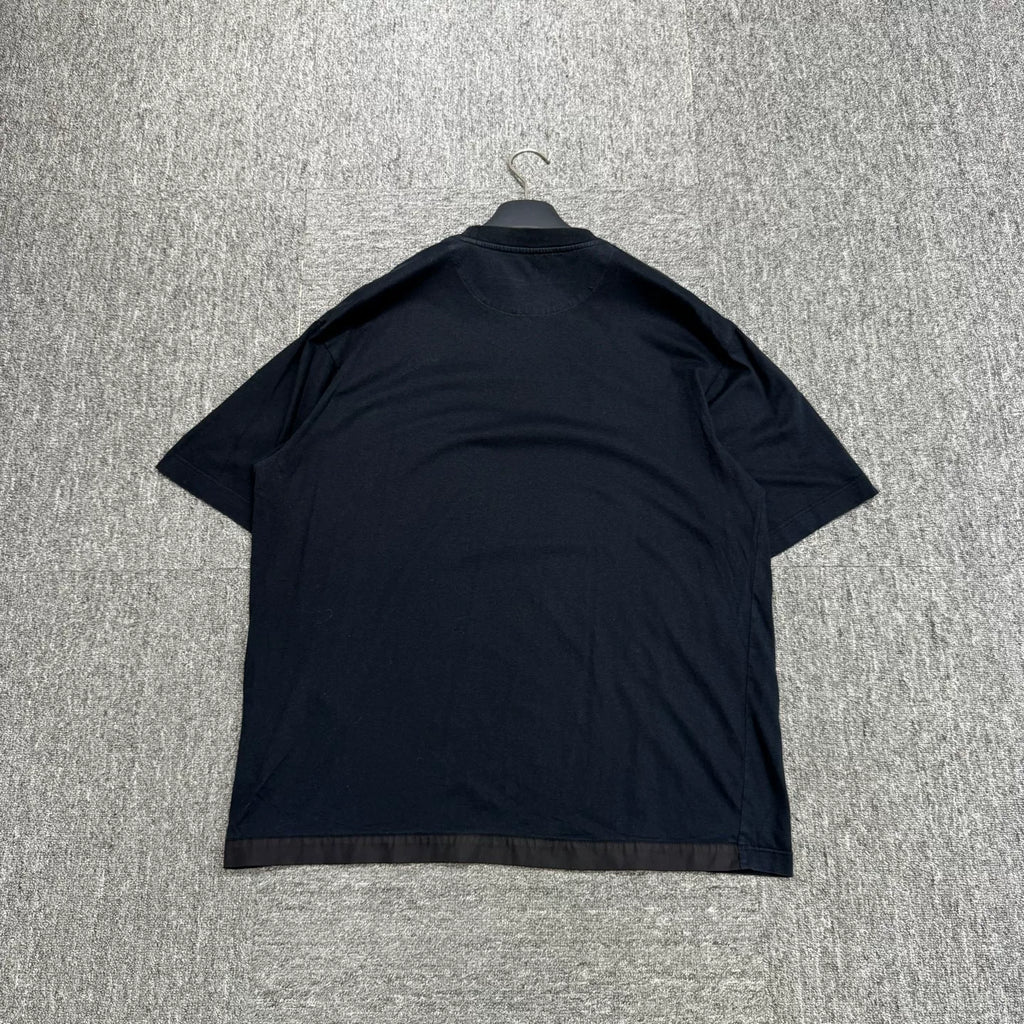 Prada Triangle Logo Pocket Short-Sleeve Top