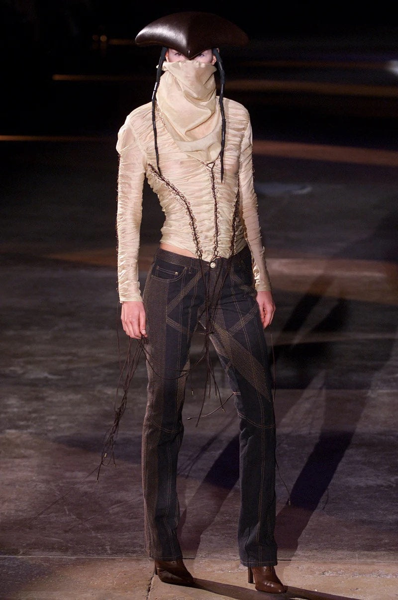 Alexander McQueen AW02 Denim Trousers