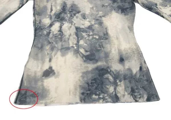 Jean Paul Gaultier Vintage Blue Floral Mesh Top