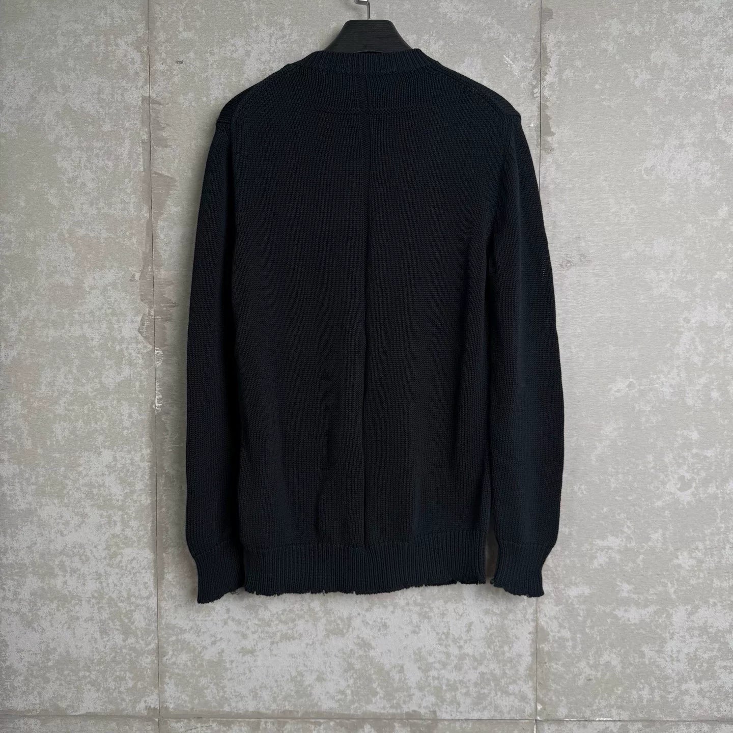 Givenchy Logo Distressed Knit Sweater