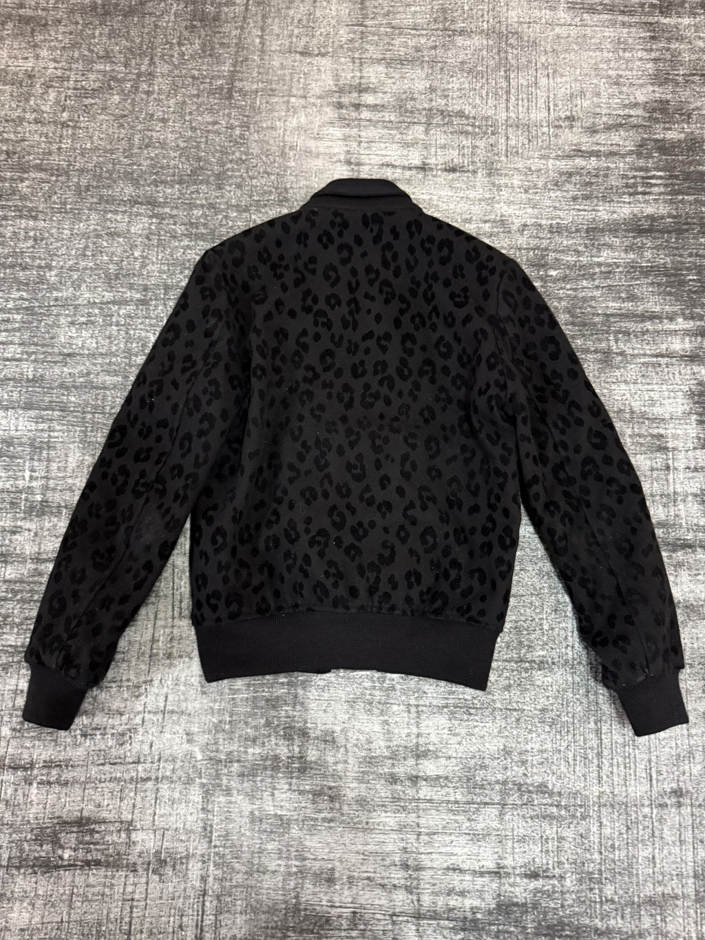Saint Laurent 15FW Dark Leopard Print Padded Jacket