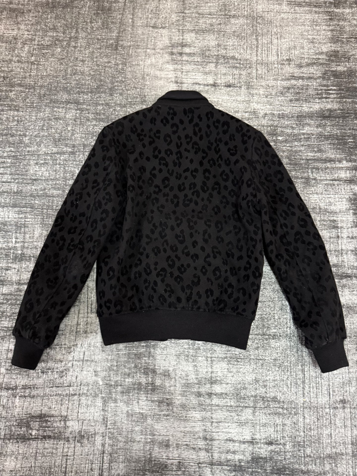 Saint Laurent 15FW Dark Leopard Print Padded Jacket